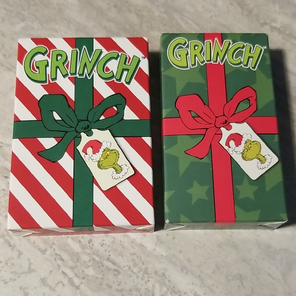 McDonald's Grinch Themed Cards Set